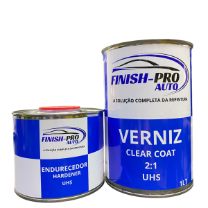 Kit 1.5L Finish-Pro Auto Verniz UHS Secagem Rápida