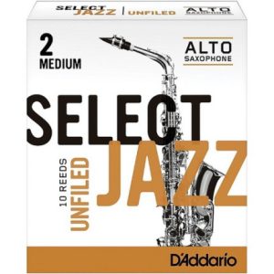 Palheta Saxofone Alto D’Addario Select Jazz Unfiled