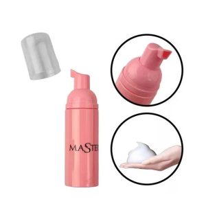 FRASCO PLASTICO ESPUMADOR PUMP ROSA OU PRETO 50ML MASTER